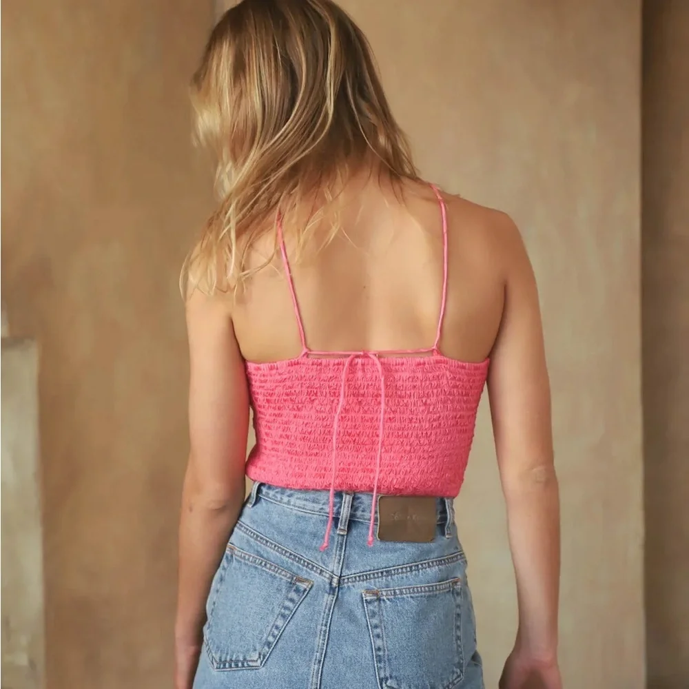 Jen’s Pirate Booty Toy Machine‎ Top Hot Pink Jacquard size 8 - Picture 3 of 9